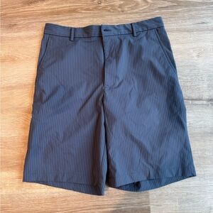 Golf Slazenger Men's Pinstriped Dark Gray Shorts